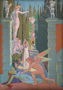 プシュケの物語、パネル IV。 金星の復讐 作： Maurice Denis