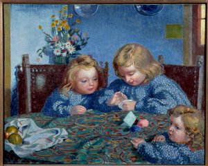 裁縫教室 作： Maurice Denis