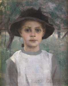 若い少女、1886