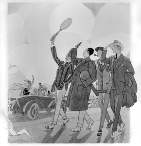 ビーチにて 作： Maurice Lauro