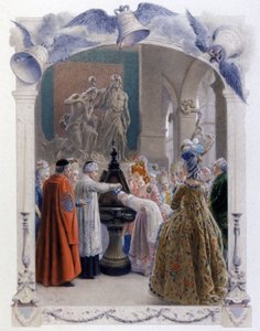 1700-luvun jalokastekohtaus, n. 1900 (kuva) 作： Maurice Leloir