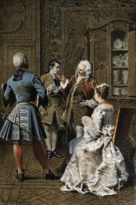 Chez monsieur de G. M. - フランスの作家、L