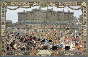 Le Roi-Soleil（ソレイユ王、ルイ大帝）と呼ばれたルイ14世がパリに進出。 作： Maurice Leloir