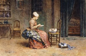 えさの時間 作： Maurice Leloir