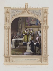 初聖体（アクアチント 作： Maurice Leloir
