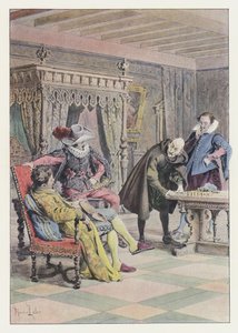Gil Blasのイラスト（カラーリトグラフ 作： Maurice Leloir