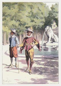 Gil Blasのイラスト（カラーリトグラフ 作： Maurice Leloir