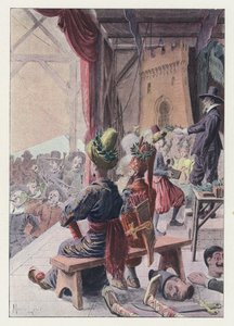 Gil Blasのイラスト（カラーリトグラフ 作： Maurice Leloir