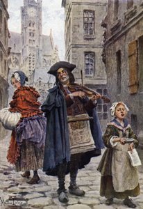 不平の歌手 作： Maurice Leloir