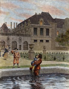 ルイ14世は、Le Roi-Soleil（ソレイユ王、ルイ大帝）と呼ばれていました。 作： Maurice Leloir