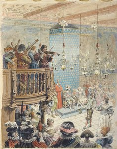 ボールでのリシュリュー、c。 1900年。 作： Maurice Leloir