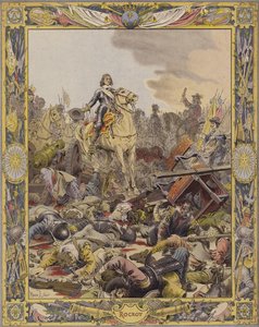 ル・コント・ド・フォンテーヌの遺体を称えるロクロイの戦い 作： Maurice Leloir