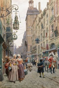 にぎやかな通り 作： Maurice Leloir