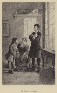 壊れた櫛（彫刻 作： Maurice Leloir