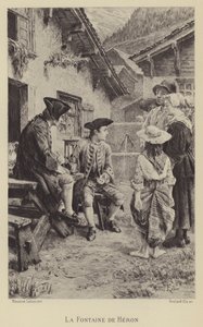 英雄の泉」（グラビア 作： Maurice Leloir