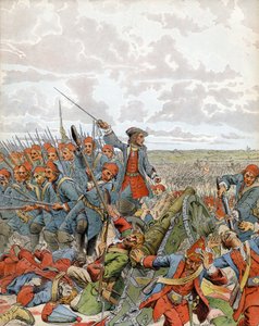 スペイン継承戦争。7月24日のドナンの戦い 作： Maurice Leloir