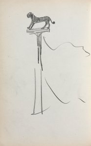 イタリアのスケッチブックサンマルコのライオン（？ 作： Maurice Prendergast