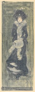 レディ・スー・ホイと彼女の詩のパズル 作： Maurice Brazil Prendergast