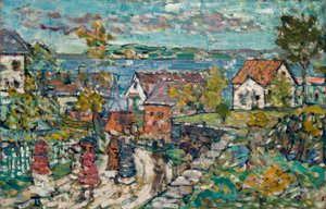 風景（道と街） 作： Maurice Prendergast