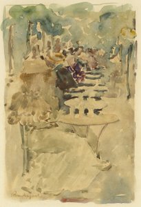 アウトドア・カフェ 作： Maurice Prendergast