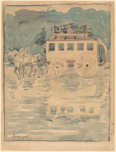 パリジャン・オムニバス 作： Maurice Brazil Prendergast