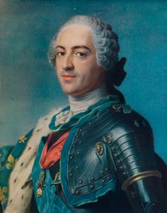 ルイ15世、1748 作： Maurice Quentin de La Tour