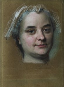 ペレラン夫人の肖像画。 作： Maurice Quentin de La Tour