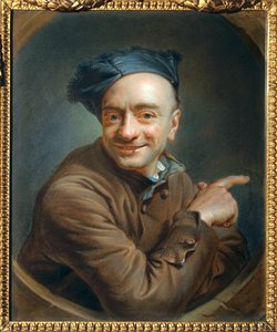 笑いの中の自画像... 作： モーリス・クエンティン・ド・ラ・トゥール