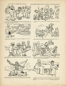 モーリス・ラディゲ（1866-1941）のイラスト（Le Rire, 21/12/12） - Le syndicrouge de Toulon - Syndicalisme, Toulon 作： Maurice Radiguet
