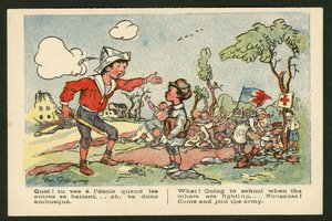 ポストカード、風刺的な色 作： Maurice Radiguet