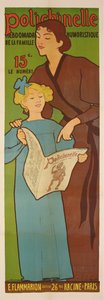 週刊ユーモラスな紙Polichinelleのポスター、1896年