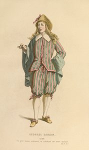 ルビン役の衣装、1868年頃（エングレーヴィング） 作： モーリス・サンド