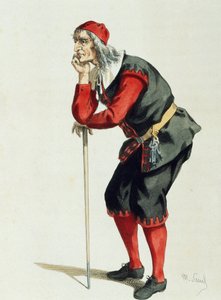 モーリス・サンド（1823-1889）の「Don Pancrazio Cucuzziello」。 作： Maurice Sand