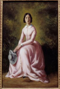 歌手ポーリーヌ・ヴィアルド(1821-1910)の肖像 モーリス・サンド(1823-1889)の絵画 19世紀 パリ、ロマンティック生活博物館 - 歌手ポーリーヌ・ヴィアルド(1821-1910)の肖像。モーリス・サンドの絵画 (1823-1889) 作： Maurice Sand