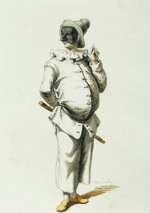 モーリス・サンド(1823-1889)の「プルチネルラ」(1700年) 作： Maurice Sand