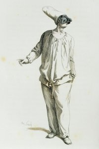 モーリス・サンド（1823-1889）の「プルチネルラ」（1800年）。 作： Maurice Sand