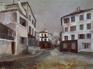 ノルヴァン通り 作： Maurice Utrillo
