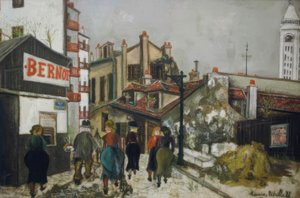 ベルノ家 作： Maurice Utrillo