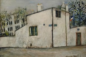 ベルリオーズの家 作： Maurice Utrillo