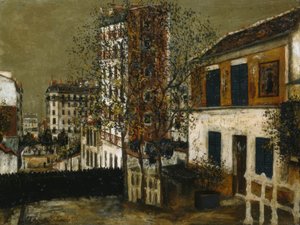 機敏なウサギ 作： Maurice Utrillo