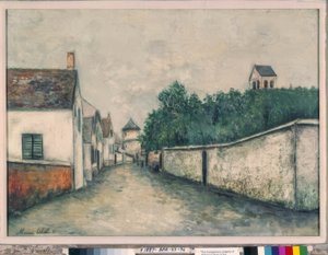 マリジー＝サン＝ジュヌヴィエーヴ 作： Maurice Utrillo