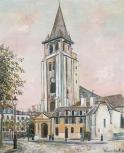 サン＝ジェルマン＝デ＝プレ 作： Maurice Utrillo