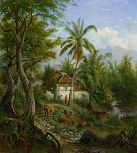 インドの風景 作： Maurits E.H.R. van den Kerkhoff