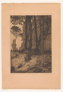 森の端 作： Maurits van der Valk (signed by artist)