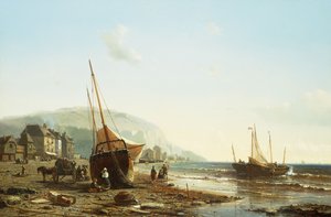 ノルマンディー海岸では、