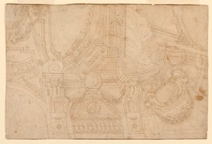 素描、絵画天井、18世紀半ば