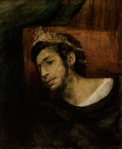 アハシュエロス、1876 作： Maurycy Gottlieb
