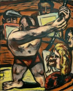 アカデミーII 作： Max Beckmann