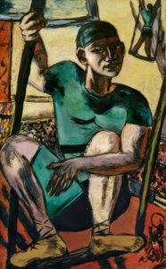アクロバットのブランコ 作： Max Beckmann