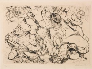 アサルト 作： Max Beckmann
